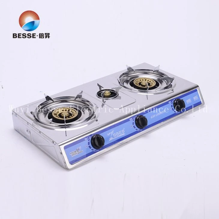 0.4mm Steel Gas Stove Table Gas Stove With Three Burners