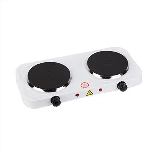 2000W Hot Plate Hob Dengan Double Solid Hotplates (JX-2020A)